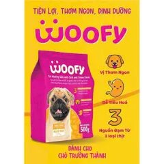 Thức ăn Woofy cho chó lớn 500g