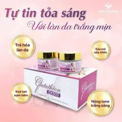 Viên Uống Trắng Da Glutathione DK500 - Giúp Da Trắng Sáng, Căng Mịn, Chống Lão Hóa Da Hộp 30 Viên