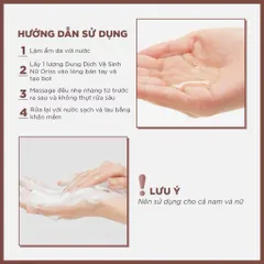 Dung dịch vệ sinh phụ nữ Oriss trầu không dịu nhẹ hỗ trợ khử mùi, không gây khô rát 150ml/Chai