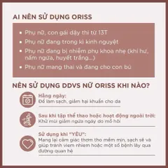 Dung dịch vệ sinh phụ nữ Oriss trầu không dịu nhẹ hỗ trợ khử mùi, không gây khô rát 150ml/Chai