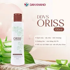 Dung dịch vệ sinh phụ nữ Oriss trầu không dịu nhẹ hỗ trợ khử mùi, không gây khô rát 150ml/Chai