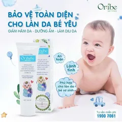 Kem ngừa hăm cho bé Oribebe giảm hăm tả rôm sẩy dịu mẩn ngứa tuýp 30g