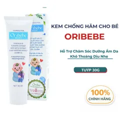 Kem ngừa hăm cho bé Oribebe giảm hăm tả rôm sẩy dịu mẩn ngứa tuýp 30g