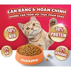 Thức ăn Maxime dành cho cả mèo con và trưởng thành gói 1,2kg