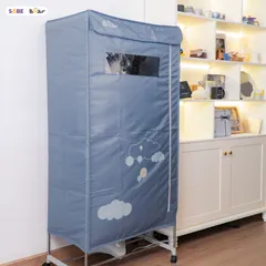 [HÀNG XẢ ĐÃ SỬ DỤNG] Tủ sấy quần áo Bear HGJ-D12D5 dung tích 475l, cài đặt giờ sấy tiện lợi (P124618)
