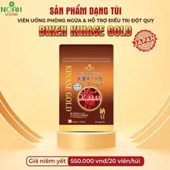 Biken Kinase Gold - Viên uống phòng ngừa và hỗ trợ điều trị đột quỵ Nhật Bản, Gói 20 viên