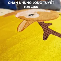 Chăn nhung lông tuyết gấp gọn, cực ấm (P123902)