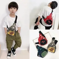 Túi đeo chéo cho bé trai & bé gái họa tiết hình khủng long đeo vai cá tính cho bé (P123754)