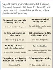 Máy sưởi thông minh Xiaomi Smartmi Graphene GR-H – 3 chế độ, có sấy khăn (P123699)
