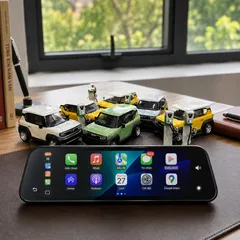 Camera Hành Trình Gương D10Plus HCCAM Có CarPlay/Android Auto, Ghi Hình 2 Kênh 4K Sắc Nét, Góc Siêu (P123687)