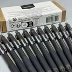 Hộp 12 chiếc bút bi Amazon Basics ( Mỹ ) B09PNYMC23 - Màu đen. Viết trơn & chữ đẹp. (P123480)