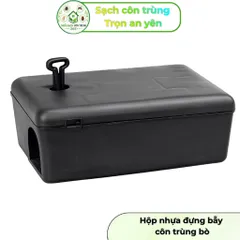 Hộp đặt bẫy côn trùng, chuột an toàn, thông minh, bảo vệ mồi, động vật xung quanh ( tái sử dụng )