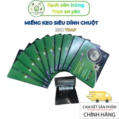 [Combo 10 miếng] Bio Trap – Keo siêu dính chuột & côn trùng dạng tấm tiện dụng, siêu dính 2 mặt