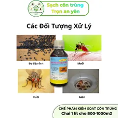 Map Permethrin 50ec 1 lít – Chế phẩm kiểm soát muỗi & côn trùng nhà ở, xử lý dịch vụ- Hạ gục nhanh