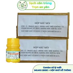 [Xử lý mối] imi.MOI 250sc 50ml và hộp nhử mối gỗ thông tự nhiên kiểm soát mối cho đồ gỗ, nền móng