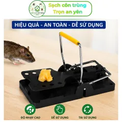 Bẫy kẹp lò xo siêu nhạy bằng nhựa ABS cao cấp - Dễ sử dụng, tái sử dụng nhiều lần