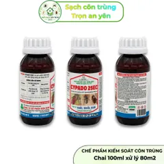 Cypado 25ec 100ml – Chế phẩm hỗ trợ kiểm soát muỗi & côn trùng với 25% Cypermẹthrin hạ gục nhanh