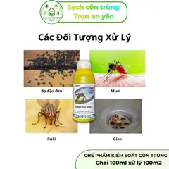 Permecide 50ec 1 lít, kiểm soát ruồi muỗi, côn trùng, hạ gục nhanh chóng với 50% permethrin