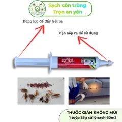 10 tuýp Gel Zentek 35g Hàn Quốc – bả gel hỗ trợ kiểm soát và xử lý gián Đức, gián Mỹ, gián li ti,..