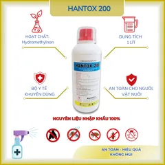 (combo 50)Hantox-200 lọ 50ml – Xử lý bọ chét, mòng gà, mạt gà, ve rận chó mèo & gia cầm
