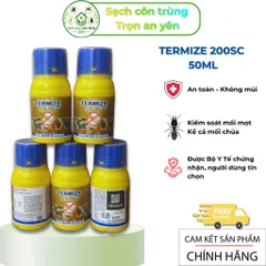 [Combo 5,10 lọ] Termize 200sc 50ml không mùi hỗ trợ kiểm soát mối, mọt đơn giản, xử lý cả mối chúa