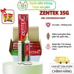 Zentek 35g, gel kiểm soát gián Hàn Quốc, bả xử lý gián hiệu quả tặng kèm 2 gói Ankill xử lý kiến 20g