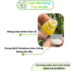 10 chai Fendona 10sc 50ml không mùi, kiểm soát muỗi, côn trùng tồn lưu tốt, sản phẩm của Basf