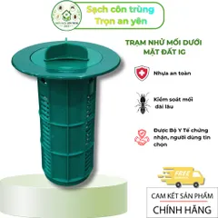 IG - Trạm nhử mối dưới lòng đất, hệ thống bẫy mối bằng nhựa an toàn thu hút mối dùng kết hợp với bả