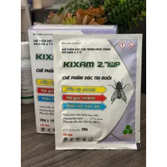 Kixam 2.7wp gói 20g – Chế phẩm hỗ trợ kiểm soát ruồi & nhặng trong khu vực sinh hoạt, hạ gục nhanh
