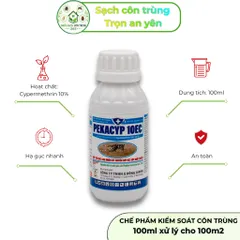 Pekacyp 10ec 100ml chế phẩm kiểm soát muỗi và cồn trùng tồn lưu tốt, Pekacyp 10ec có mùi nhẹ