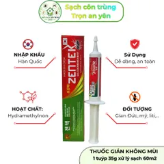 10 tuýp Gel Zentek 35g Hàn Quốc – bả gel hỗ trợ kiểm soát và xử lý gián Đức, gián Mỹ, gián li ti,..