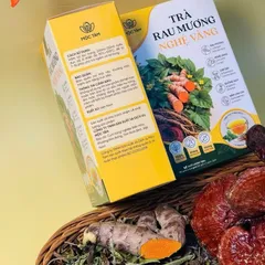 combo 4 Trà Cây Rau Mương Nghệ Vàng Mộc Tâm ( Hộp 30 Gói ) - Hỗ Trợ Các Vấn Đề Dạ Dày, Trào Ngược, HP, Ợ Hơi, Ợ Chua, Đạ