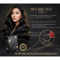 combo  2Trà Ngũ Hắc Premium - Trà Túi Lọc Gạo Lứt Đen Mè Đen Đậu Đen Dâu Tằm Hắc Kỷ Tử 100g