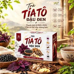 combo 2 Trà Tía Tô Đậu Đen Mộc Tâm hỗ trợ làm ấm bụng, giảm đầy hơi, khó tiêu (hộp 30 túi lọc x 3g) 847850