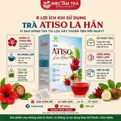 combo3 Trà Atiso Đỏ La Hán Mộc Tâm Túi Lọc 30 Gói x 3g – Vị Chua Thanh, Ngọt Dịu, Pha Nóng Hoặc Thêm Đá 847866