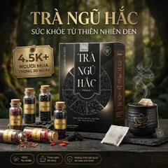 combo 4 Trà Ngũ Hắc Premium - Trà Túi Lọc Gạo Lứt Đen Mè Đen Đậu Đen Dâu Tằm Hắc Kỷ Tử 100g 847868