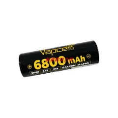 Pin Vapcell F66 21700 , dung lượng siêu khủng 6600mah , cho thời gian sử dụng siêu lâu , sử dụng cho thiết bị điện tử .