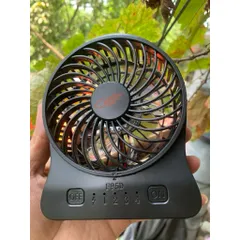Quạt để bàn Gongtian F95D mini siêu siêu mạnh, động cơ không chổi than ,  pin 21700 dung lượng 5000mah có thể tháo rời .
