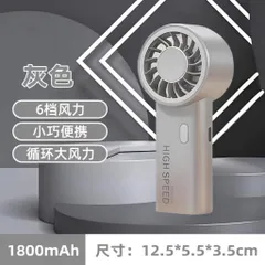 Quạt JM008 mini siêu mạnh khủng khiếp , 6 cấp độ gió , động cơ không chổi than  pin 1800mah , nhỏ gọn bỏ túi siêu bền