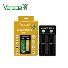 Sạc đôi Vapcell Q2S-C cao cấp , sạc 2A dùng cho pin 21700, 26650 , 18650 và các loại pin dùng cho thiết bị điện tử .