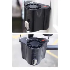 Quạt kẹp hông , thắt lưng Gongtian F128, công suất 12W, sử dụng 2 pin 21700 tháo rời , dung lượng 10,000mah siêu mạnh