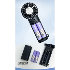 Quạt Gongtian f51, cầm tay nhỏ gọn , sử dụng 2 pin 18650 tháo rời , động cơ không chổi than, , công suất 4,5w siêu mát.