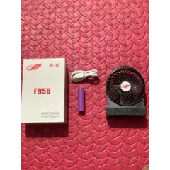 Quạt để bàn Gongtian F95B mini cao cấp , mát lạnh , gió toả rộng , động cơ không chổi than, pin 18650 tháo rời tiện lợi