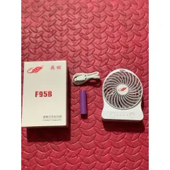 Quạt để bàn Gongtian F95B mini cao cấp , mát lạnh , gió toả rộng , động cơ không chổi than, pin 18650 tháo rời tiện lợi