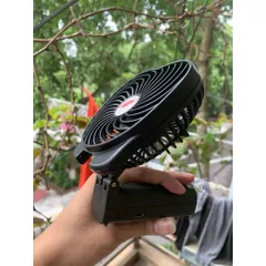 Quạt Gongtian F9S , siêu mạnh giông bão , động cơ không chổi than , sử dụng pin 21700 tháo rời đi kèm , quạt gập 180 độ