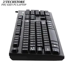 Bàn Phím Có Dây Fuhlen L411 Kết Nối USB Phím Bấm Êm Ái Cho Văn Phòng, Bền Đẹp, Chính Hãng BH 24T
