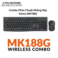 Bộ Phím Chuột Dareu MK188G – Combo Bàn Phím Chuột Không Dây dành cho văn phòng học tập – Chính Hãng