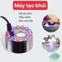 Máy tạo khói có đèn dùng trong spa dưỡng sinh, tạo khói tiểu cảnh, bể cá, hòn non bộ,...
