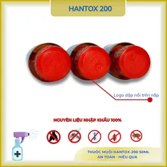 Hantox-200 50ml  HANVET thuốc diệt trừ mòng mạt muỗi bọ chét rận ve ghẻ ruồi gián kiến chuồng trại kho xưởng nhà ở hiệu quả,...