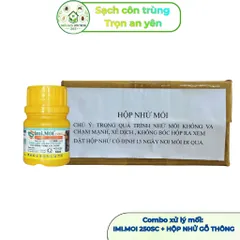 [Xử lý mối] imi.MOI 250sc 50ml và hộp nhử mối gỗ thông tự nhiên kiểm soát mối cho đồ gỗ, nền móng 848210